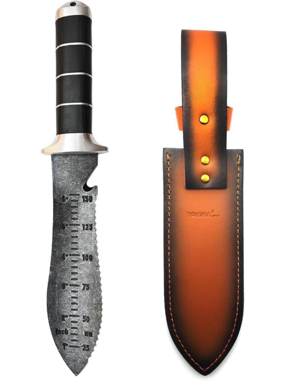 Japanese Hori Hori Garden Knife & Trowel - Durable, Versatile Gardening Tool